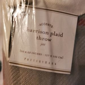 Harrison plaid throw